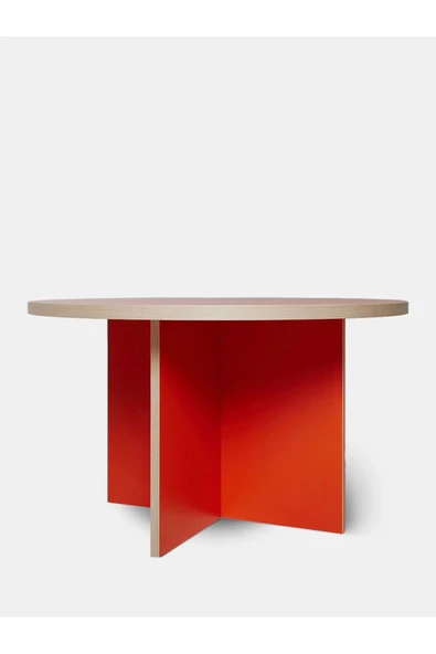 PASAWOODS Borma | Modern Yuvarlak Yemek Masası | Ø130 Cm | Sofra Masası - Kolay Kurulum | 130cm