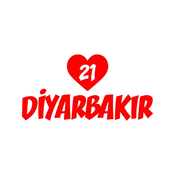Kalpli 21 Diyarbakır Araba Sticker 17x17 Cm Kırmızı ürün görseli