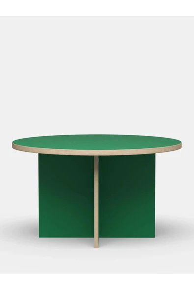 PASAWOODS Borma | Modern Yuvarlak Yemek Masası | Ø130 Cm | Sofra Masası - Kolay Kurulum | 130cm