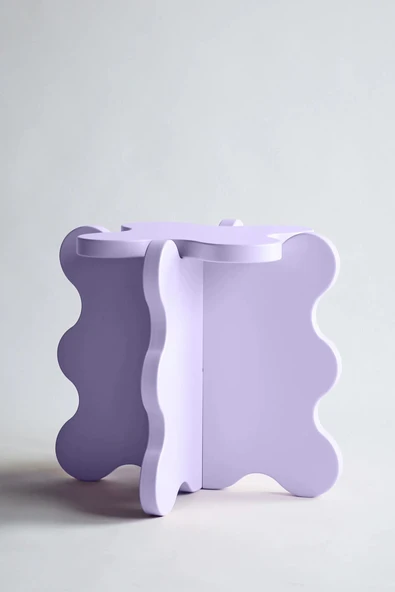 PASAWOODS Lumo | Bulut Tasarım Lake Tabure | Modern & Dekoratif Lake Tabure (45X40CM) - 2