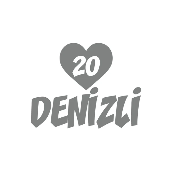 Kalpli 20 Denizli Araba Sticker 17x17 Cm Gri ürün görseli