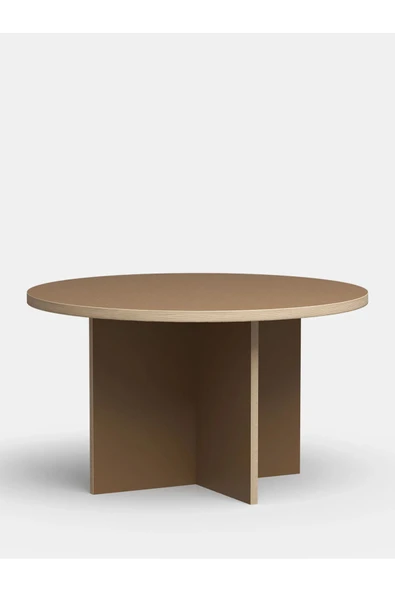 PASAWOODS Borma | Modern Yuvarlak Yemek Masası | Ø130 Cm | Sofra Masası - Kolay Kurulum | 130cm - 2