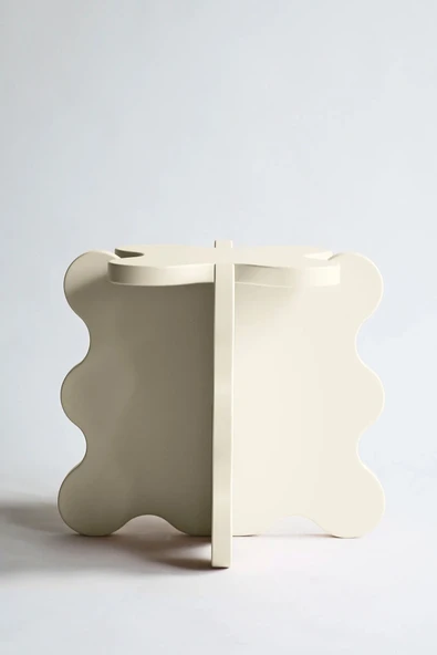 PASAWOODS Lumo | Bulut Tasarım Lake Tabure | Modern & Dekoratif Lake Tabure (45X40CM) - 3