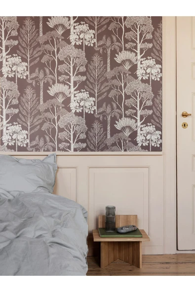 PASAWOODS Fong | Doğal Ahşap Natürel Küçük Sehpa / Yan Bank | 40x29x33 Cm | Kolay Kurulum - 2