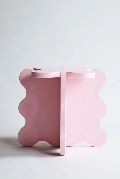 PASAWOODS Lumo | Bulut Tasarım Lake Tabure | Modern & Dekoratif Lake Tabure (45X40CM) - 3