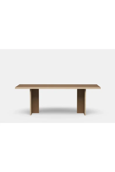 Bruli | Modern Dikdörtgen Masa | 220x100 Cm | Toplantı / Çalışma / Yemek Masası