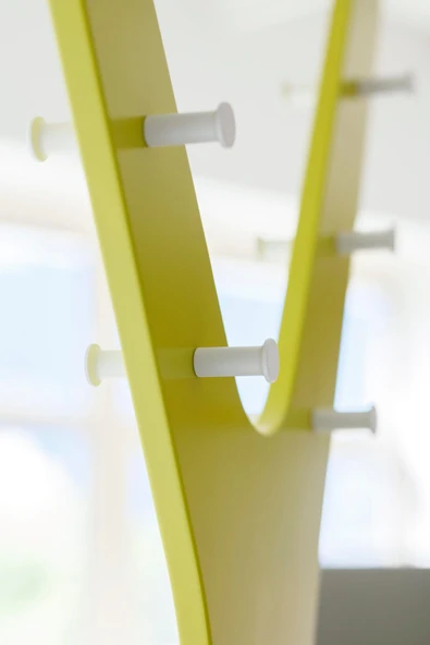 PASAWOODS Triest Forte | Ağaç Tasarımlı Lake Boyalı Elbise Askılığı | Kolay Kurulumlu Portmanto Askı Standı - 6