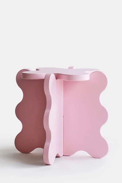 PASAWOODS Lumo | Bulut Tasarım Lake Tabure | Modern & Dekoratif Lake Tabure (45X40CM) - 4