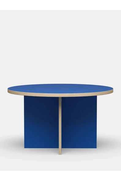 PASAWOODS Borma | Modern Yuvarlak Yemek Masası | Ø130 Cm | Sofra Masası - Kolay Kurulum | 130cm