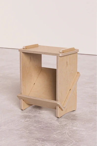 PASAWOODS Tungo Ahşap Kitaplık & Komodin | Minimalist Tasarım, Kolay Kurulum, Modern Raf Ünitesi - 4