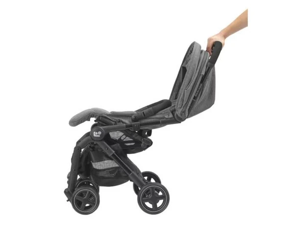 Maxi-Cosi Lara2-Pebble S Tek Elle Katlanabilen Ultra Kompakt Seyahat Sistem Bebek Arabası Grey-Graphite - 8