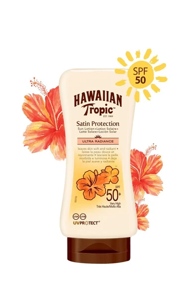 Hawaiian Tropic Glowing Protection Koruyucu Ve Nemlendirici Vücut Losyonu Spf 50 - 4