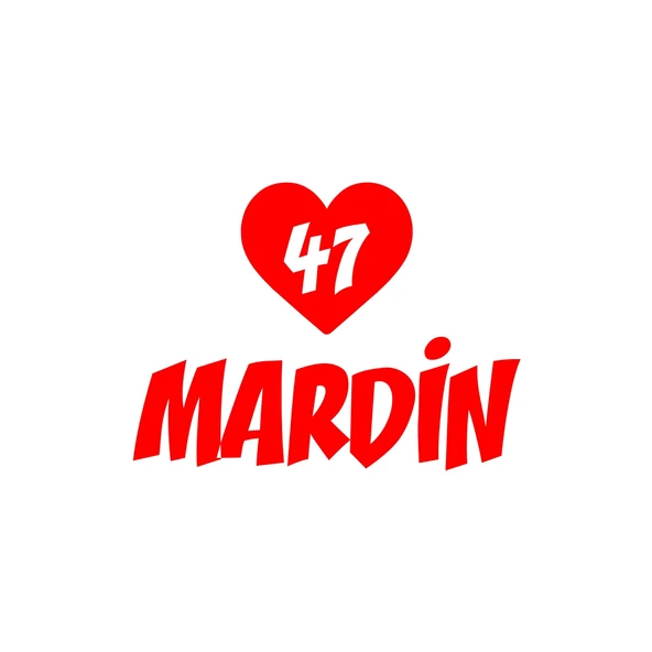 Kalpli 47 Mardin Araba Sticker 17x17 Cm Kırmızı ürün görseli