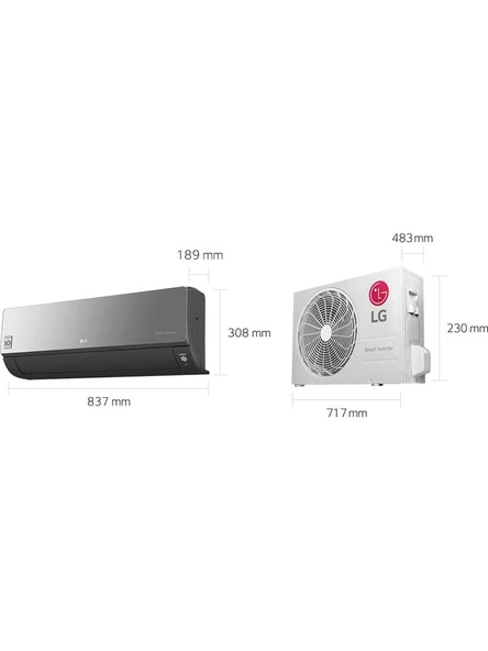 LG S3-M12JARZA ARTCOOL A++ 12000 BTU Duvar Tipi Klima