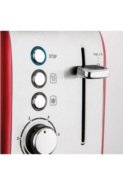 Fakir Rubra Kırmızı Ekmek Kızartma Makinesi - Resim 2