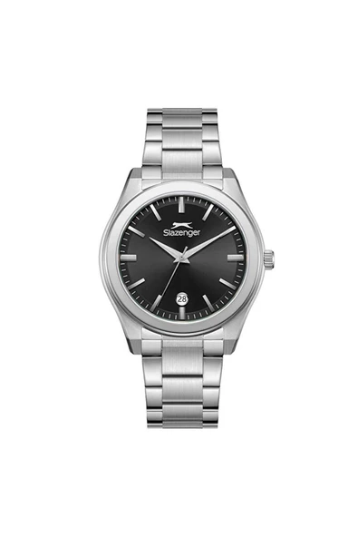 Sl.09.2485.1.01 Quartz Çelik Gri Siyah Kadran 41 Mm Erkek Kol Saati - 1