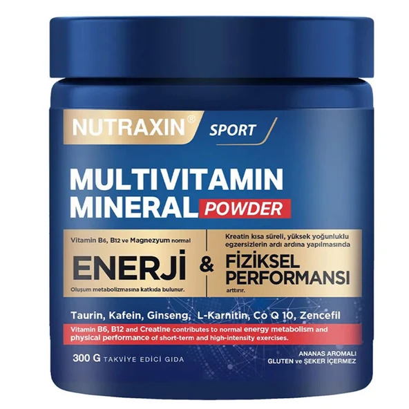 Nutraxin Multivitamin Mineral Powder 300 gr 8680512635680