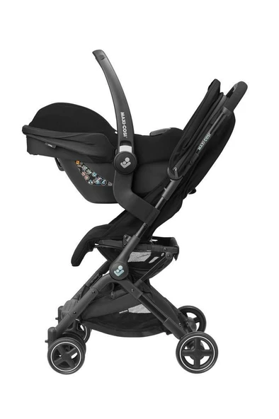 Maxi-Cosi Lara2-Pebble S Tek Elle Katlanabilen Ultra Kompakt Seyahat Sistem Bebek Arabası Black - 10