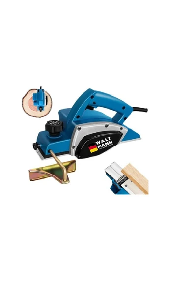 WaltMann Germany Thecnology 3000 Watt Çift Bıçaklı Planya Makinası 16000 Rpm