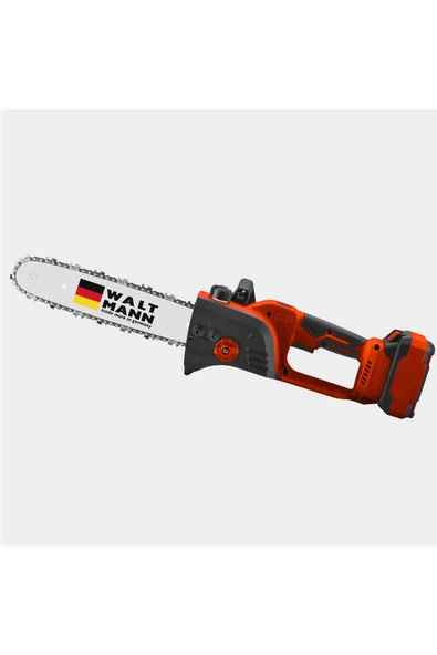 WaltMann Germany Dal Budama Testeresi Kömürsüz Motor 30 Cm Pala - Kırmızı