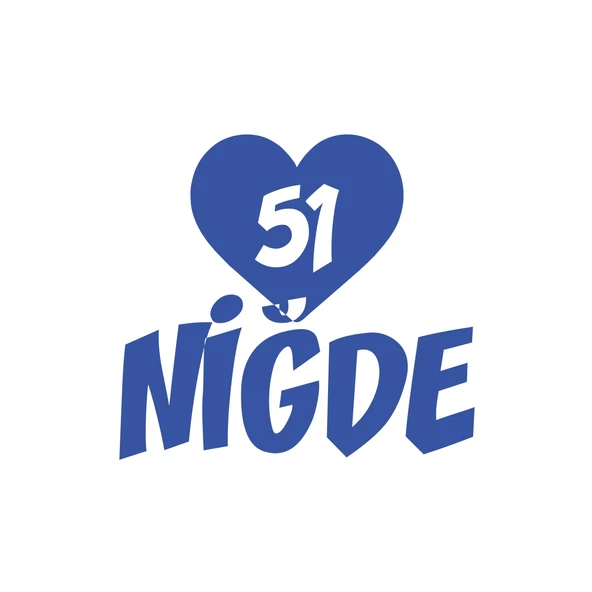 Kalpli 51 Niğde Araba Sticker 17x17 Cm Mavi ürün görseli