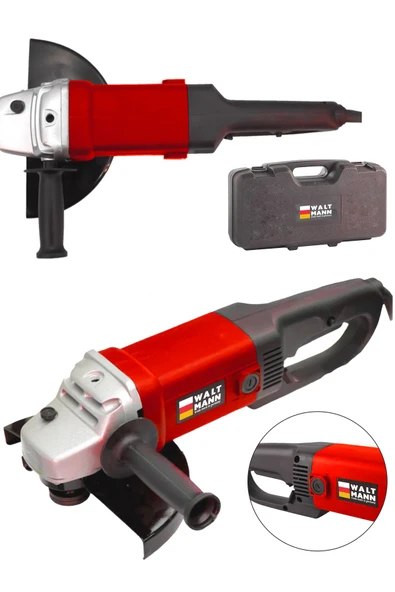 WaltMann Germany Ekstra Güçlü Metal Şanzıman 2800 W 230 Mm - Kırmızı