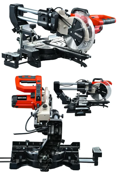 Graizer Kızaklı Gönye Kesme Makinesi 1800w 255×30×2.8×40t-kırmızı