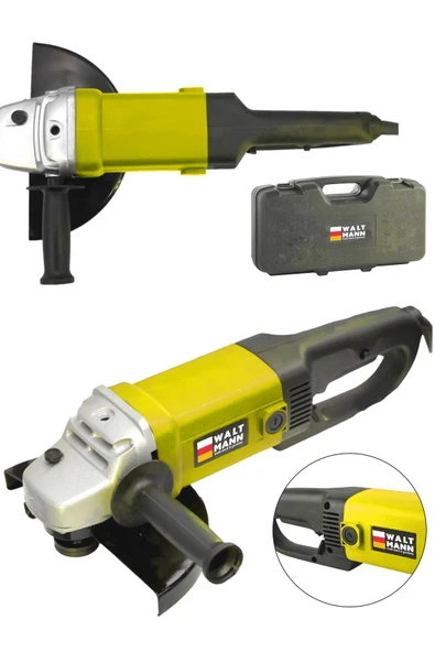 WaltMann Germany Ekstra Güçlü Metal Şanzıman 2800 W 230 Mm - Sarı