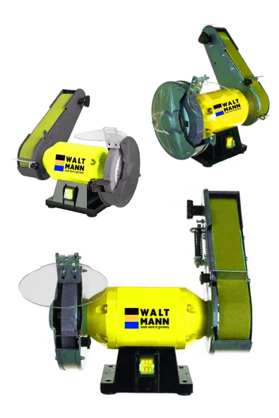 WaltMann Germany WM 240 Daflong Series Tezgah Zımpara Makinası Professıonel Kullanım Sarı
