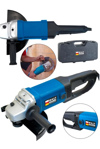 WaltMann Germany Ekstra Güçlü Metal Şanzıman 2800 W 230 Mm Büyük Sipiral Taşlama Ve Kesme Makinası