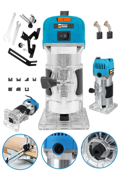 WaltMann Germany 1200 walt Freze Formika Traşlama Makinesi 6mm