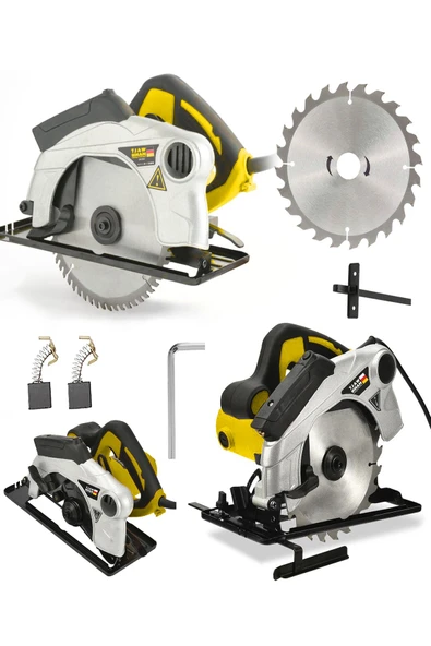 WaltMann Germany Profesional Elektrikli Sunta Kesme Makinası Daire Testere -  Sarı - 2