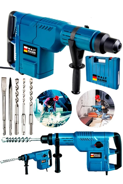 WaltMann Germany Profesyonel 4200 w 11 Kg Sds Max 3 Fonksiyonlu Kırıcı Delici Hilti