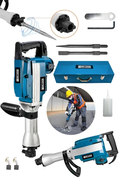 Graizer 1800w Darbeli 16 Kg Kırıcı Delici Hilti