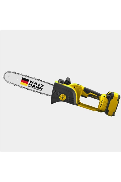 WaltMann Germany Dal Budama Testeresi Kömürsüz Motor 30 Cm Pala - Sarı
