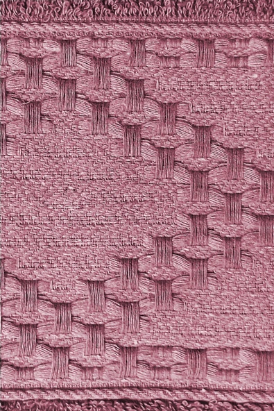 2 Parça Banyo Havlu Takımı %100 Pamuklu Duru Desen - 12