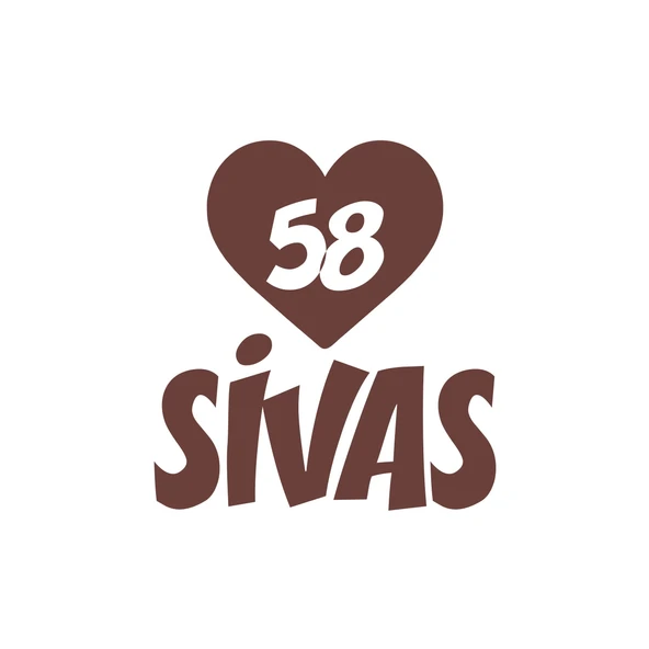 Kalpli 58 Sivas Araba Sticker 17x17 Cm Kahverengi ürün görseli