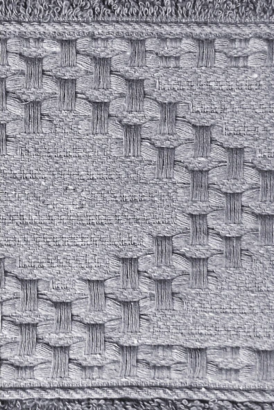 2 Parça Banyo Havlu Takımı %100 Pamuklu Duru Desen - 5