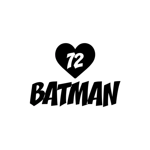 Kalpli 72 Batman Araba Sticker 17x17 Cm Siyah