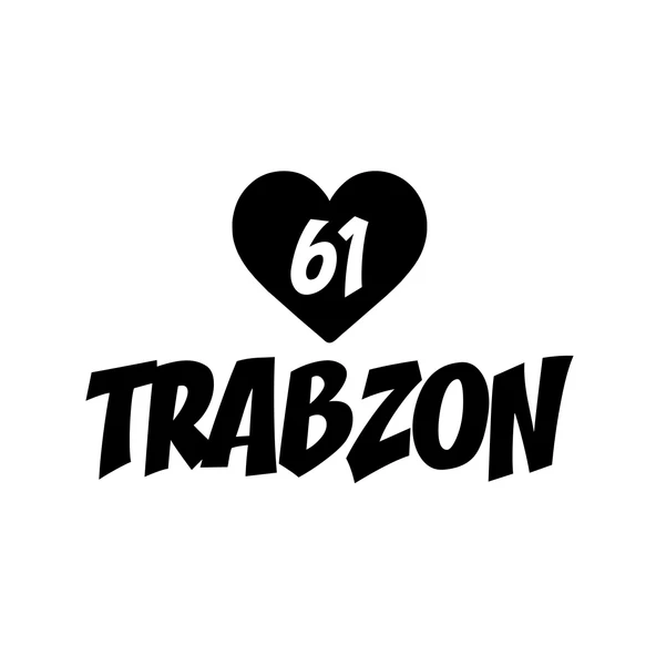 Kalpli 61 Trabzon Araba Sticker 17x17 Cm Siyah ürün görseli