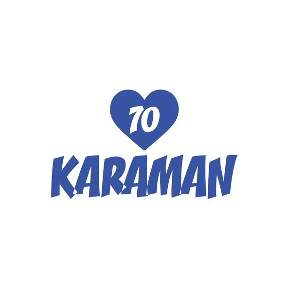 Kalpli 70 Karaman Araba Sticker 17x17 Cm Mavi ürün görseli