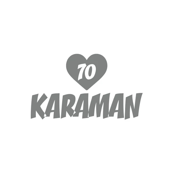 Kalpli 70 Karaman Araba Sticker 17x17 Cm Gri ürün görseli