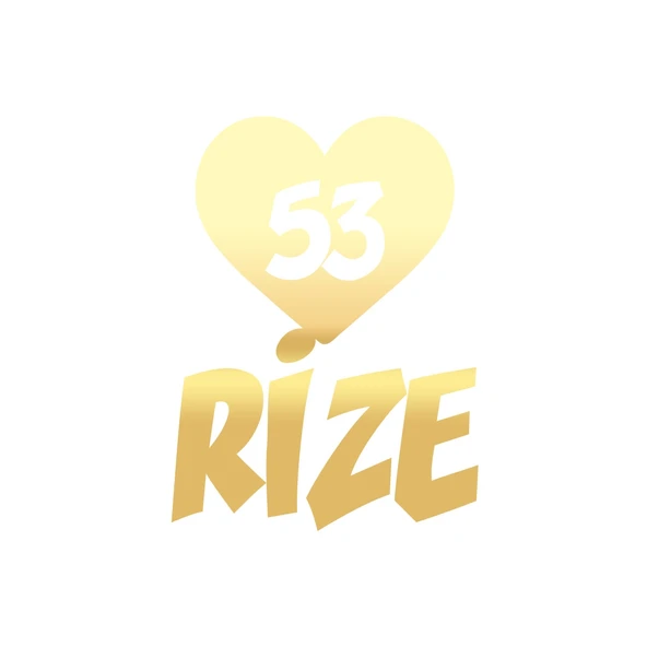 Kalpli 53 Rize Araba Sticker 17x17 Cm Gold ürün görseli