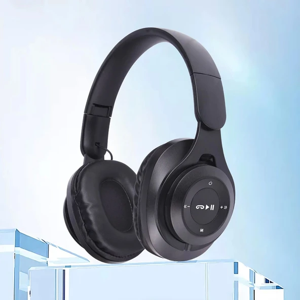 Zore M6 Plus Ayarlanabilir ve Katlanabilir Kulak Üstü Bluetooth Kulaklık - 2