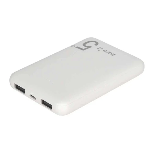 Zore ZR-PW04 Led Işıklı Taşınabilir Powerbank 5000 mAh - 9