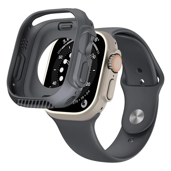 Apple Watch Ultra 49mm Silikon TPU Kasa Koruyucu Zore Watch Gard 31 - 11