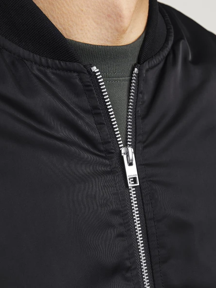 JACK JONES Erkek Siyah Renk Bomber Ceket 12256857 - 6