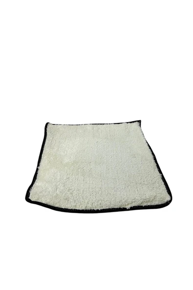 3 Adet Yumuşak Dokulu Peluş Kedi Halısı 40x40 cm Kulübe İçi Pofuduk Minder - 6