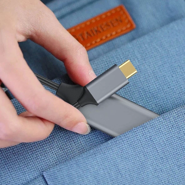 Zore QG05 8K 60 Hz Görüntü Kalitesi Type-C to HDMI Dönüştürücü 15cm - 7