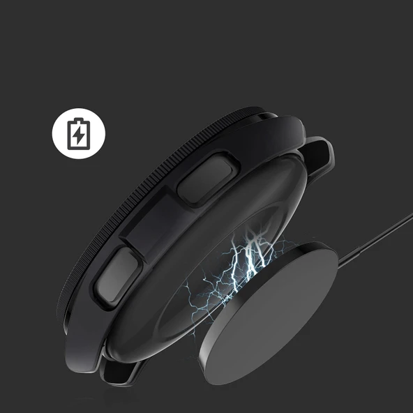 Galaxy Watch 6 Classic 43mm Sert PC Kasa ve Ekran Koruyucu Zore Watch Gard 29 - Resim 8